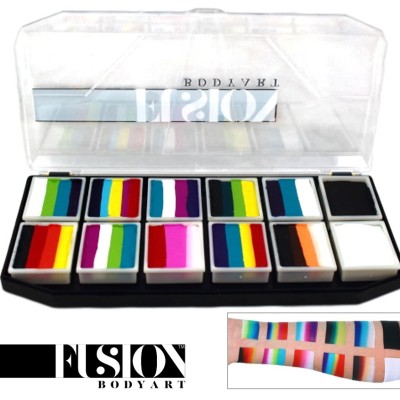Fusion Body Art Rainbow Explosion Palette